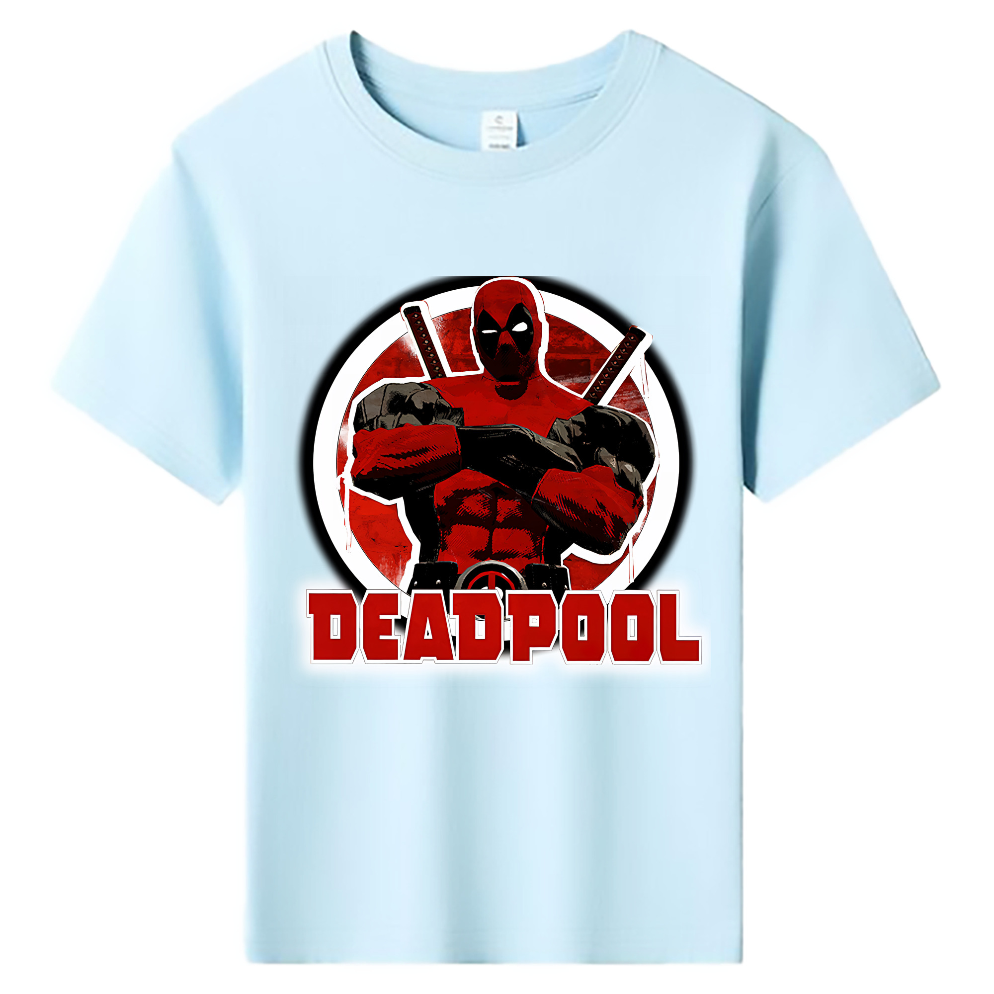 （画像用） Deadpool デッドプール 綿100％キッズTシャツ（フロントプリント）